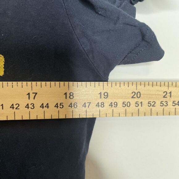 Polo Ralph Lauren Shirt Mens Small Blue P-32 Graphic Distressed Naval Military - Picture 10 of 13